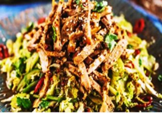 Мясной салат