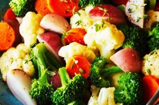 Отварные овощи