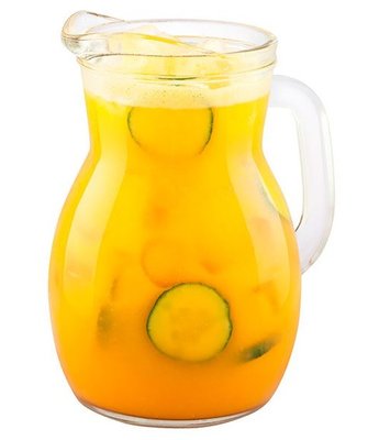 Лимонад "Райское наслаждение" со свежим огурцом и апельсином